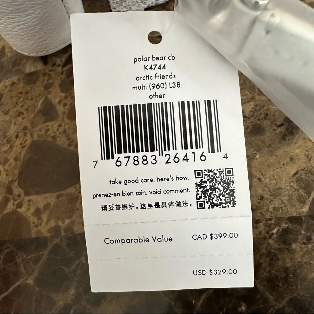 Authentic Kate Spade Polar Bear Leather Bag - Picture 10 of 11